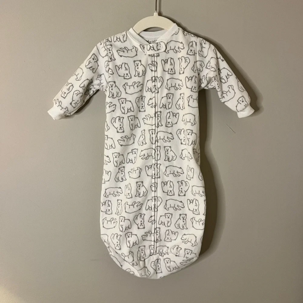 Carters Polar Bear Print Kids Pajama Sleep Sack